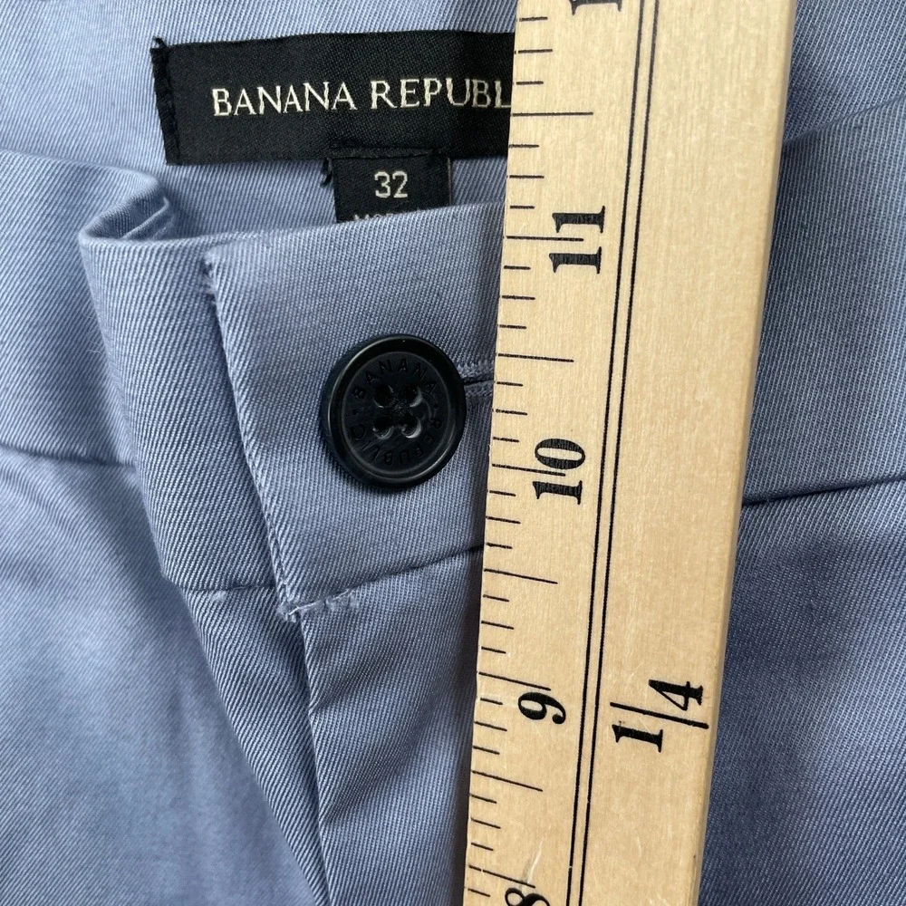 Banana Republic Chino Shorts Mens 32 Blue Stretch Chino Short 9